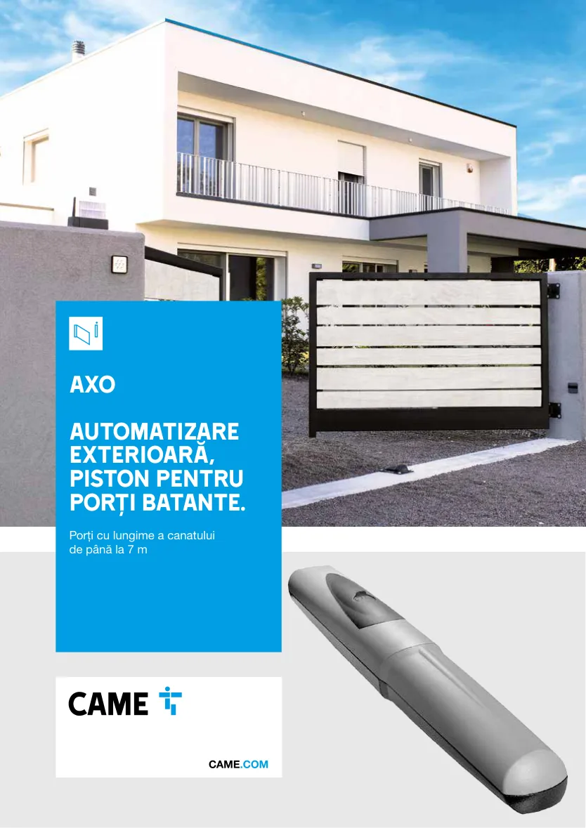 Kit automatizare poartă batantă CAME AXO 230 V